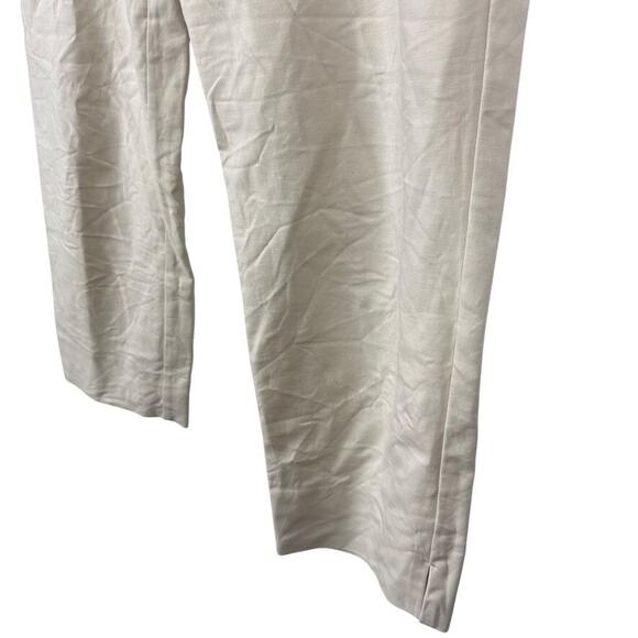 Ann Taylor Loft Womens Beige Khakis Chinos Ankle Cropped Pants Stretch Cotton 14 - Picture 8 of 16